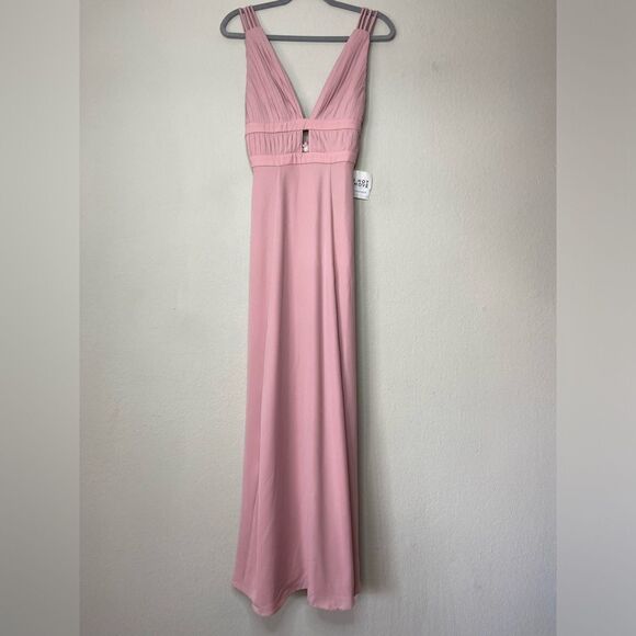 NWT Fame and Partners Maxi Pink Dress Tank Size 0 - Picture 7 of 9
